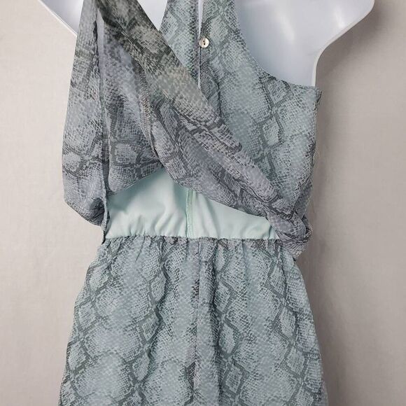 Alya XXS Blue Animal Print One-piece Romper - Picture 7 of 10